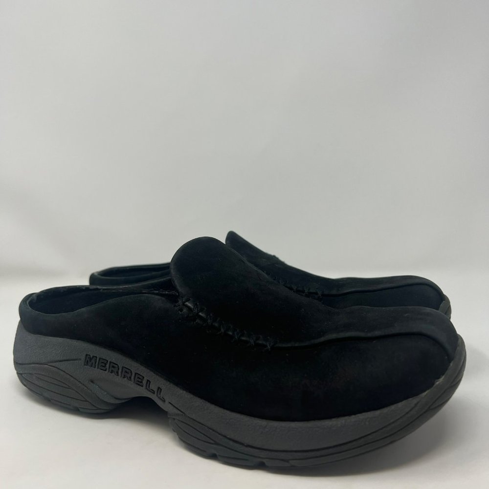 Merrell Primo Seam Black Women  Size 7 Slides Shoes  60502